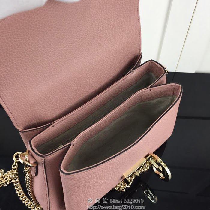 GUCCI古馳 新款 專櫃品質 原單 510302 粉色 鏈條 手提 單肩 斜挎包HY1350